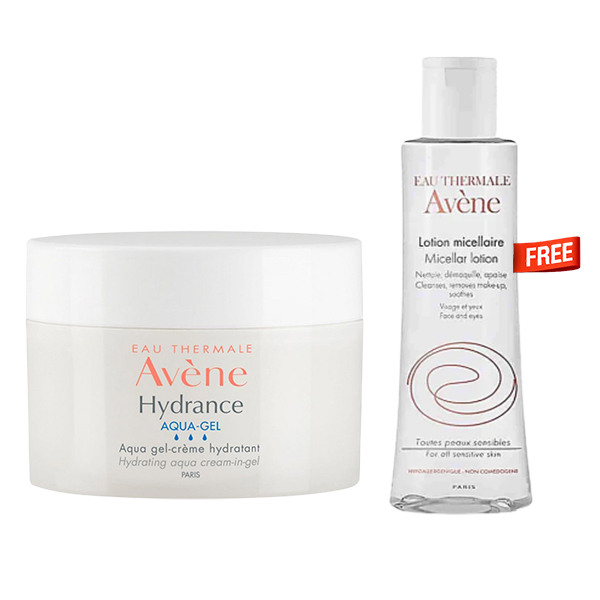 Avene Hydrance Aqua Gel Moisturizer + Micellar Lotion 100ML Offer